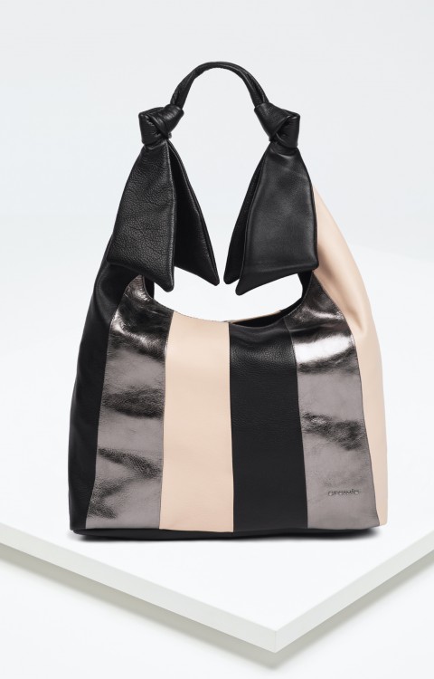 Shoulder Bag Shade | černo-stříbrná - CROMIA